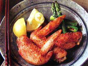 鶏肉レシピ 鶏肉 水郷どり手羽先 の七味焼き