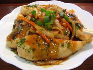 鶏肉おつまみレシピ決定版！サクサク揚げささみ×五目あんかけの作り方