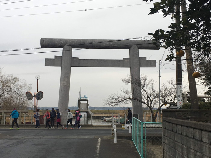 息栖神社一之鳥井