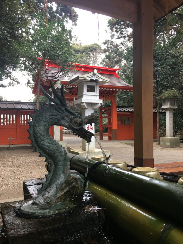 息栖神社の忍潮井と同じ水