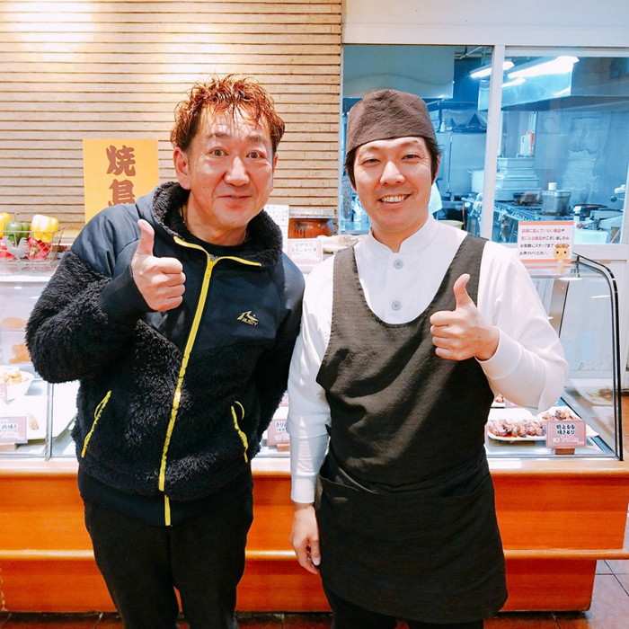 島村幸男さんと店長