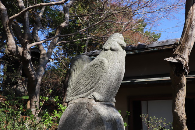 小見川城山公園 鶏の像