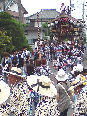 小見川祇園祭 お祭りの賑わい