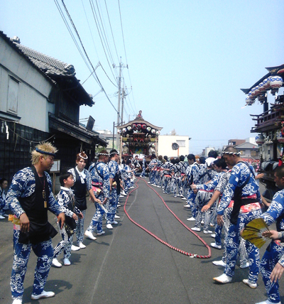 小見川祇園祭 仲町の手古舞