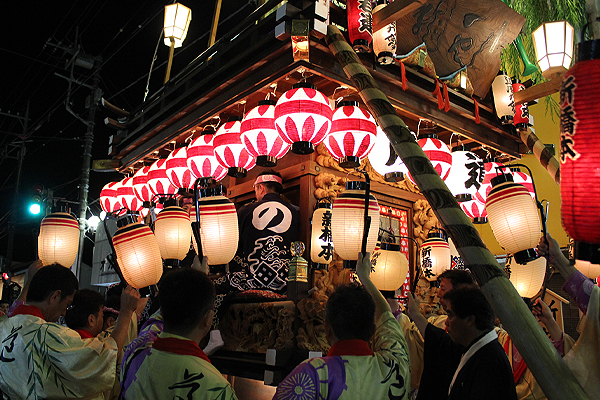 佐原の大祭 2013年 夜の情景