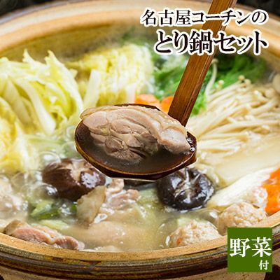 贅沢！地鶏の王様！名古屋コーチンの鳥鍋セット