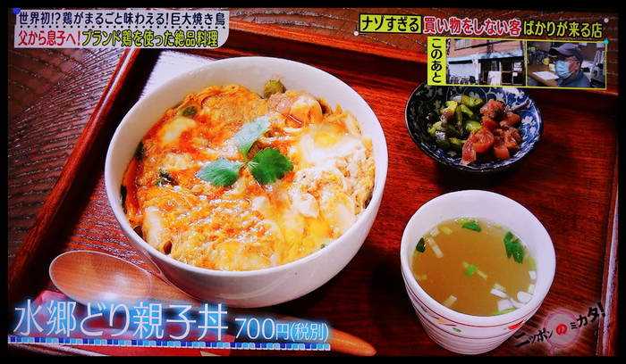 たけしのニッポンのミカタ！ 水郷のとりやさん 特集 イートインの親子丼