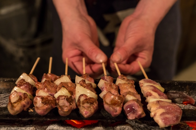 焼き鳥の焼き加減