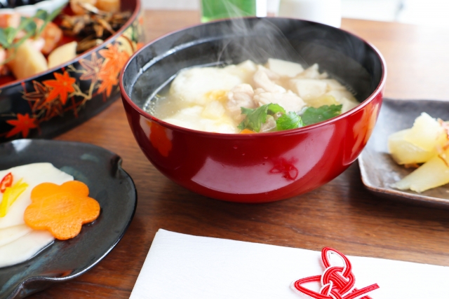 お正月の食卓風景