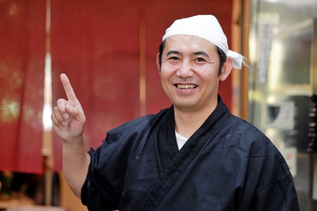 蕎麦屋の店長
